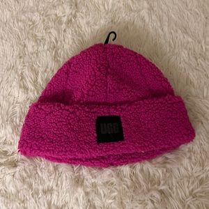 UGG hot pink beanie